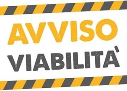 Avviso viabilità modificata Avviso viabilità modificata