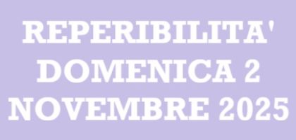 Servizio di reperibilità Ufficio di Stato Civile – domenica 2 novembre 2025 Servizio di reperibilità Ufficio di Stato Civile – domenica 2 novembre 2025