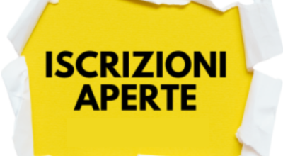 ISCRIZIONI APERTE
