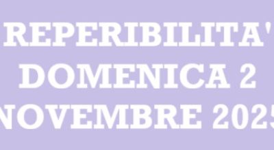 REPERIBILITA 2 NOV 25